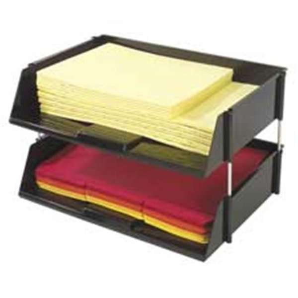Deflecto Deflect-O Corporation DEF582704 Side Loading Tray- 16-.50in.x11-.19in.x3-.50in.- Black DEF582704
